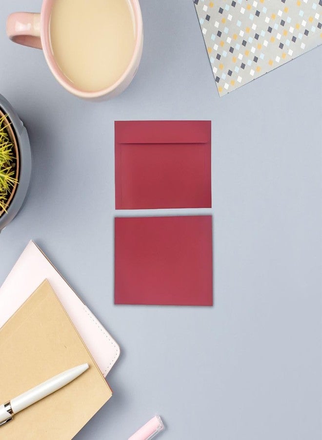 AanyaCentric Red Premium Envelope Pack of 40-3.5 x 5.1 inch - Used For Mini Small Greeting Invitation Post Card Business Letter Thank You Birthday Anniversary Multipurpose For Friends & Family - Image 4